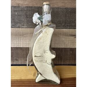 Moon Shaped Glass Bottle Salts And Essential Oils Maggie’s Potpourri Herb Farm